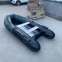 Bateau pneumatique de haute qualité certifié CE pour 1 à 4 personnes, en PVC épaissi, portable, léger, facile à plier, radeau de pêche, dinghy