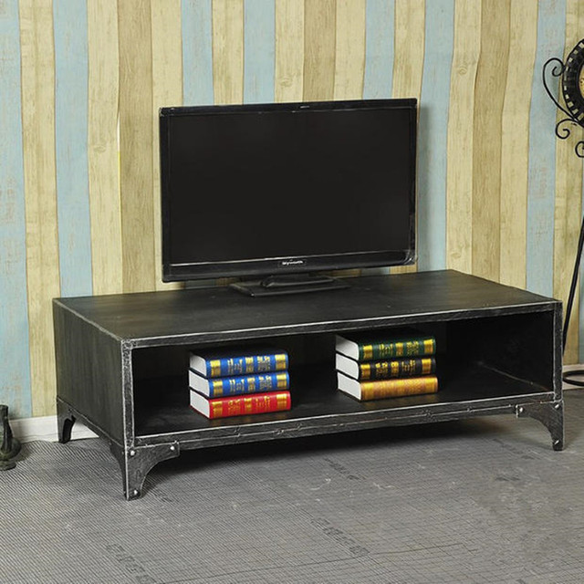 American Iron Solid TV Cabinet Retro Storage Display Coffee Table TV Stands