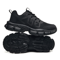 Chaussures de sécurité respirantes en maille avec embout en acier pour hommes, résistantes aux chocs et aux perforations, vente en gros, chaussures de travail pour la construction