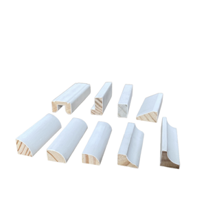 Home Decor Mouldings Decorative Primed Finger-Joint Pine Wood Base Shoe Moulding - Product Image 1