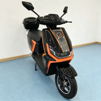 Scooter électrique 2026 de fabrication chinoise, moto électrique avec coffre arrière, batterie grande capacité, vélo électrique longue autonomie