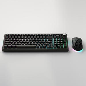 Manopola di fabbrica Design senza fili <span class=keywords><strong>Bluetooth</strong></span> di tipo C di ricarica <span class=keywords><strong>tastiera</strong></span> e <span class=keywords><strong>Mouse</strong></span> Set RGB Display digitale a LED <span class=keywords><strong>tastiera</strong></span> e <span class=keywords><strong>Mouse</strong></span> - Product Image 4