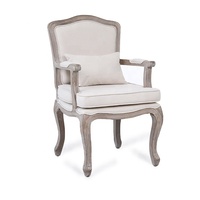 Fauteuil vintage en bois massif 5KS29664 Chaise de loisirs d'appoint du milieu du siècle pour salon chambre appartement salle à manger utilisation dans le parc de l'hôtel