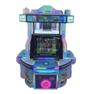 เครื่องเล่นเกมอาร์เคดแบบ LED สำหรับเด็ก 4 คน ใช้เหรียญหยอด พร้อมของเล่นแคปซูลบอลในสวนสนุก และระบบแลกตั๋ว - Product Image 5