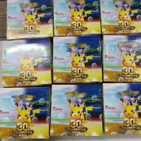 M6a Original Sealed Pokemon TCG 30th Celebration Simplified Chinese Trading Card, Kartu Seni untuk Distributor Hobi Global