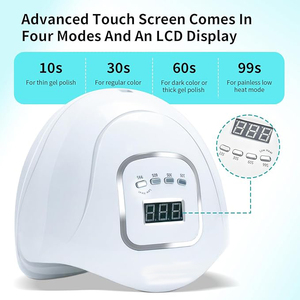 Lâmpada de Unhas UV LED Lusha MX-L1 150W com Sensor Automático, Secagem Rápida, Ferramentas de Arte para Unhas de Alta Qualidade, Baixo Ruído, Plástico Elétrico, 1 Ano - Product Image 5