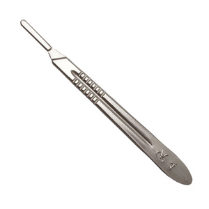Cuchillo Quirúrgico Guanlan con Mango de 128 mm de Longitud, Hoja de 40 mm y Punta de 20 Grados para Instrumentos de Disección Veterinaria - Product Image 3
