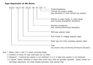 ISO9001 인증 K37 헬리컬 감속기 기어드 모터 - Product Image 4