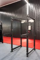 Rack de potencia comercial para sentadillas, equipo de gimnasio para entrenamiento de fuerza, jaula de pesas libres, barra de dominadas