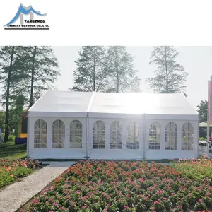 Tenda Pernikahan Tenda Profil Aluminium Pemasok Pesta Grosir untuk Perdagangan Kustom + Pameran + Tenda Putih 5-10 Tahun EVEREST