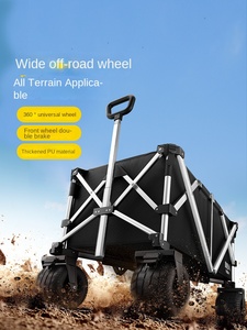 Chariot de rangement pliable d'extérieur en aluminium pour <span class=keywords><strong>camping</strong></span> et pique-niques, <span class=keywords><strong>compagnon</strong></span> de voyage portable - Product Image 4