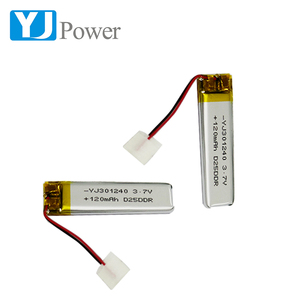 <span class=keywords><strong>3.7v</strong></span> 301240 ליתיום 120mAh ליתיום יון סוללה עם חוט עבור הקלטת עט - Product Image 4