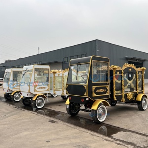 High Quality Factory Customization Vintage Classic Car-style White Funeral Hearse for Transporting Coffins - Product Image 5