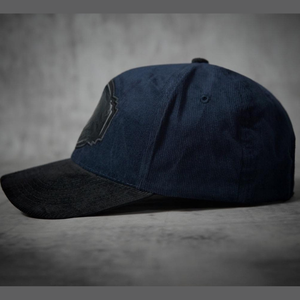 Gorra de béisbol de pana de 6 paneles al por mayor, ajustable, unisex, en blanco para bordar, con visera plana, estilo vintage, transpirable e impermeable. - Product Image 3