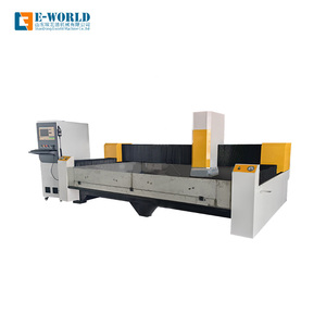 Centre d'usinage de verre CNC semi-automatique avec moteur de 17 kW, épaisseur de verre de 1 à 40 mm - Product Image 1