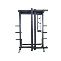Matériel de fitness commercial en gros, rack de musculation multifonction pliable, bancs et racks de gym