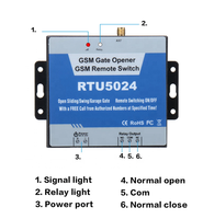 Ouvre-porte GSM Relais Interrupteur Télécommande Accès Porte sans fil Ouvre-porte RTU5024 2G par appel gratuit 850/900/1800/1900MHz