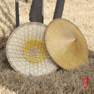 Jinzhu Handmade Bamboo Woven Hat <b>Sombrero</b> Outdoor Sun Protection Adult Traditional Style - Product Image 4