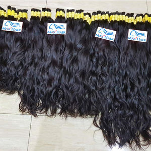 Extensiones de cabello humano súper plano trenzado a granel sin trama sin procesar 100% virgen brasileño cutícula alineada extensiones de cabello crudo - Product Image 6