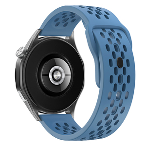 <span class=keywords><strong>Bracelet</strong></span> de montre intelligente de luxe respirant avec trous de 18 mm, 20 mm, 22 mm, <span class=keywords><strong>bracelet</strong></span> de remplacement en caoutchouc plat pour <span class=keywords><strong>Samsung</strong></span> NEW <span class=keywords><strong>Smartwatch</strong></span> - Product Image 3