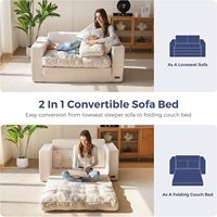 2-in-1 Wohnzimmer Schlafzimmer Kompression ssofa Modular Leisure Sleeping Folding Sleeper Schlafs ofa