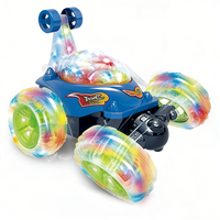 Voiture jouet acrobatique avec éclairage et musique, télécommande, lumières LED colorées à 360 degrés, directement de l'usine, pour enfant