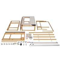 Scie à table coulissante manuelle portable sans poussière Woodfung Mini Woodworking Machinery MJ09BG Pro