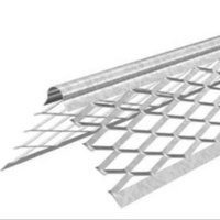 Perfil de Ángulo de Metal Expandido de Acero Inoxidable de 45 mm, Perfil de Esquina Expandido Personalizado para Refuerzo de Paredes de Estuco y Yeso