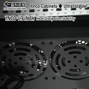 Ynco tùy chỉnh 42U Mạng Tủ 19-inch thép với màu sắc thay đổi dải ánh sáng cho trung tâm dữ liệu máy chủ <span class=keywords><strong>Rack</strong></span> <span class=keywords><strong>6U</strong></span> Cổ Phiếu có sẵn - Product Image 6