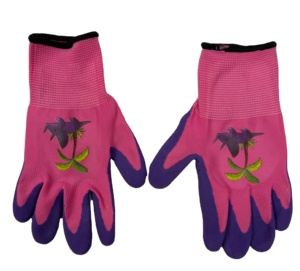 DMT Tough Snug-Fit Tiny Gardener's Best Friend Gants en polyester enduits de nitrile Protection des mains 20*13cm - Product Image 3