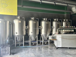Vente à prix réduit d'équipement de brassage de bière artisanale de 500 litres avec 2 cuves de brassage et 5 cuves de fermentation, système de brassage - Product Image 3