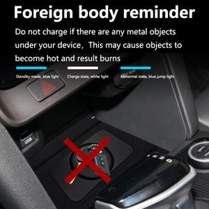 Chargeur sans fil Qi pour voiture Hyundai IX35 2020-2022, plaque de charge rapide pour téléphone portable, adaptateur, modification intérieure, pièces automobiles - Product Image 4