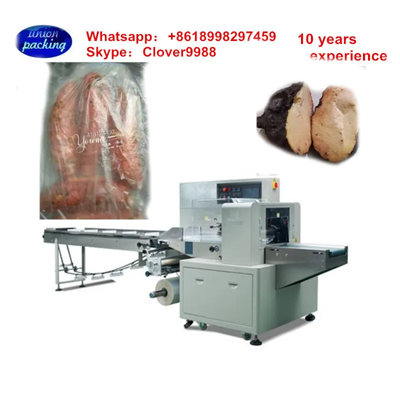 full automatic horizontal packing machine for elephant foot yam bag price