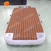Station de ponton flottante gonflable, plate-forme flottante gonflable, vente en gros