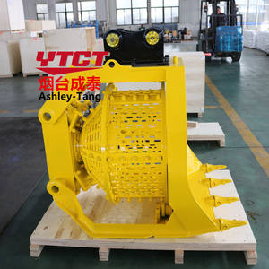 Bac de criblage rotatif à 360 degrés YTCT CTHB, <span class=keywords><strong>mini</strong></span> bac de criblage rotatif <span class=keywords><strong>pour</strong></span> <span class=keywords><strong>mini</strong></span>-excavatrices - Product Image 2