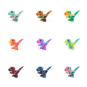 Vashine Dinosauro Tirannosauro Rex Stampato in 3D, Giocattolo Decorativo, Action Figure Animale con Articolazioni Mobili, Dinosauro Flessibile in Cristallo - Product Image 6