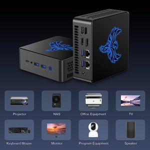 Mini <span class=keywords><strong>PC</strong></span> con Windows 11 Pro, AMD R7 7735HS hasta 4.75GHz, 32GB DDR5, 512GB SSD PCIe4.0, AMD Radeon 680M, Mini Ordenador para Juegos - Product Image 5