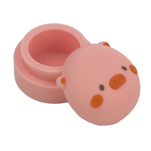 便携式固体食品储物盒卡通动物婴儿学习喂食杯零食储物盒带硅胶盖婴儿用品 - Product Image 4