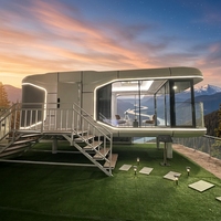 Maison-capsule multifonctionnelle légère, cabine préfabriquée, hôtel mobile pour touristes, espace de repos extérieur pour camping