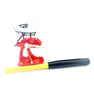 뜨거운 판매 2in1 야외 장난감 남녀 공용 스포츠 장난감 플라스틱 야구 발사기