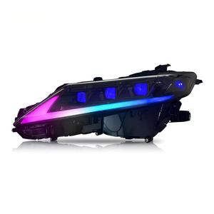 ไฟหน้ารถยนต์ RSJ สำหรับ Toyota <span class=keywords><strong>Camry</strong></span> ปี 2010-2023 8000k RGB ปรับอุณหภูมิ<span class=keywords><strong>สี</strong></span>ได้ ไฟหน้ารถยนต์คุณภาพสูง อุปกรณ์ตกแต่งรถยนต์ ไฟหน้า LED - Product Image 3