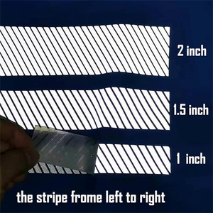 Tùy chỉnh khả năng hiển thị cao trong suốt rõ ràng phản chiếu phim không thấm nước phân đoạn băng phản chiếu cho áo mưa - Product Image 2