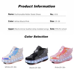 <span class=keywords><strong>Zapatillas</strong></span> Deportivas LED para Niños, con Carga USB, Brillantes, para Niñas y Niños, <span class=keywords><strong>Zapatillas</strong></span> de Patinaje - Product Image 4