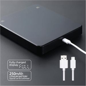 Novedades, Báscula Digital Inteligente Recargable Electrónica de 3 kg y 0,1 g, Báscula para Café con Temporizador - Product Image 3