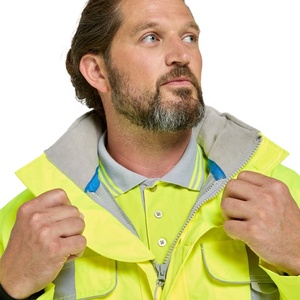 Combinaison de sécurité haute visibilité pour hommes, bande réfléchissante, vêtements de travail de construction, protection industrielle, combinaison de travail imperméable - Product Image 5