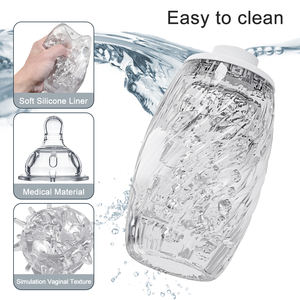 Toptan 3D gerçekçi dokulu vajina cep kedi adam mastürbasyon ayrılabilir yetişkin seks oyuncakları - Product Image 6