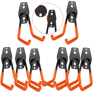 Gancio <span class=keywords><strong>appendi</strong></span> attrezzi da garage, organizer per attrezzi da giardino, porta attrezzi da giardino, porta biciclette, supporto in acciaio per biciclette - Product Image 1