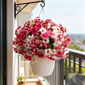 Fleurs artificielles en eucalyptus Jinhe, en soie, pour décoration extérieure de mariage, 7 branches, décoration d'automne pour la maison - Product Image 2