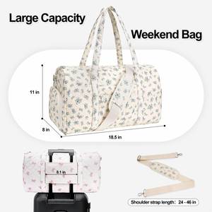 Bolsas de Gimnasio, Deporte, Yoga, Baile y Animación para Niñas Pequeñas y Adolescentes, Bolsa de Ballet, Bolsa de Viaje Tipo Duffel para Niñas Pequeñas - Product Image 2