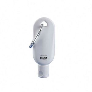 ขวดเดินทางแบบพกพาพร้อมพวงกุญแจ ขนาด 1 ออนซ์ ป้องกันการรั่วซึม เติมได้ สำหรับเจลแอลกอฮอล์และของเหลวต่างๆ - Product Image 1